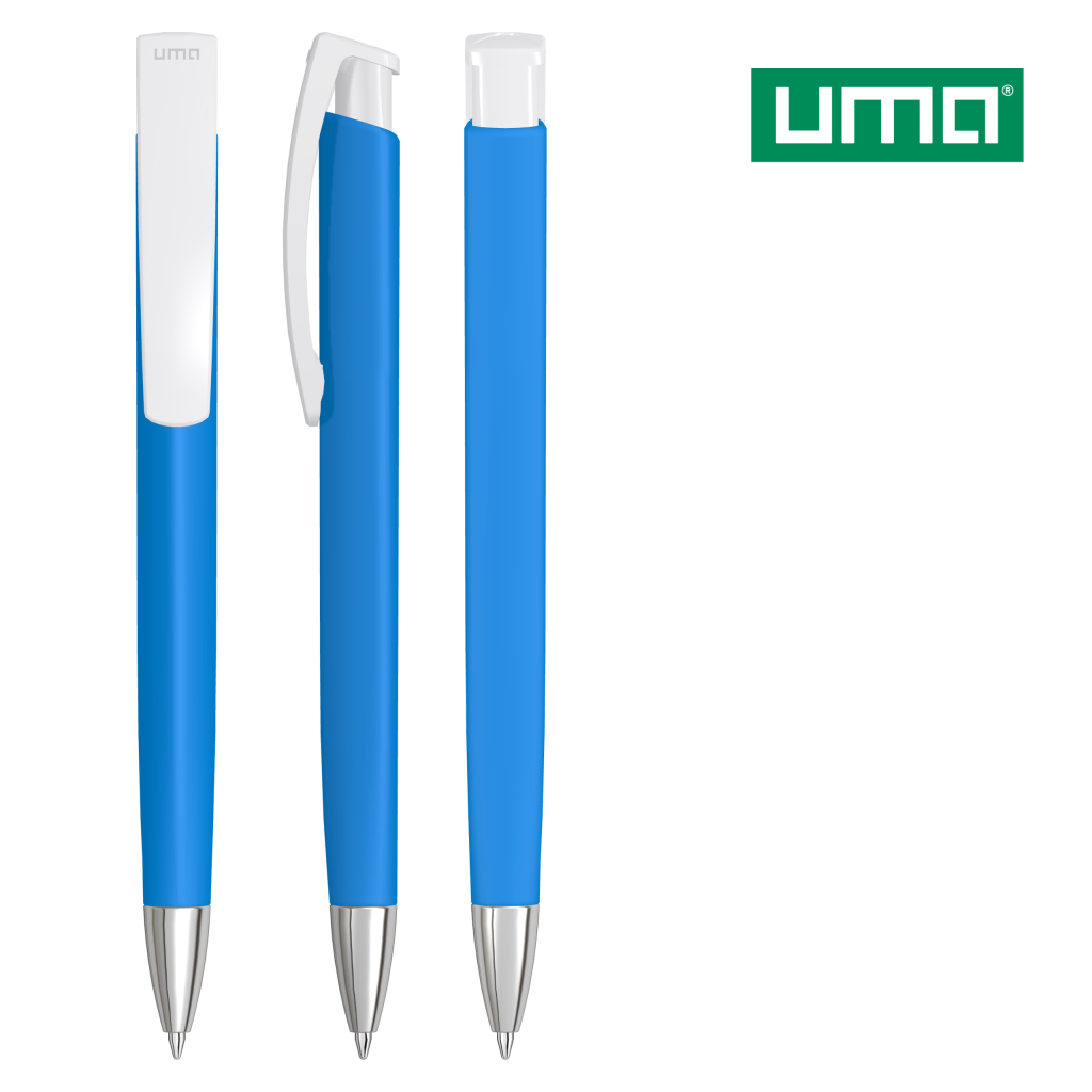 UMA TRINITY KG SI GUM Druckkugelschreiber – Hellblau