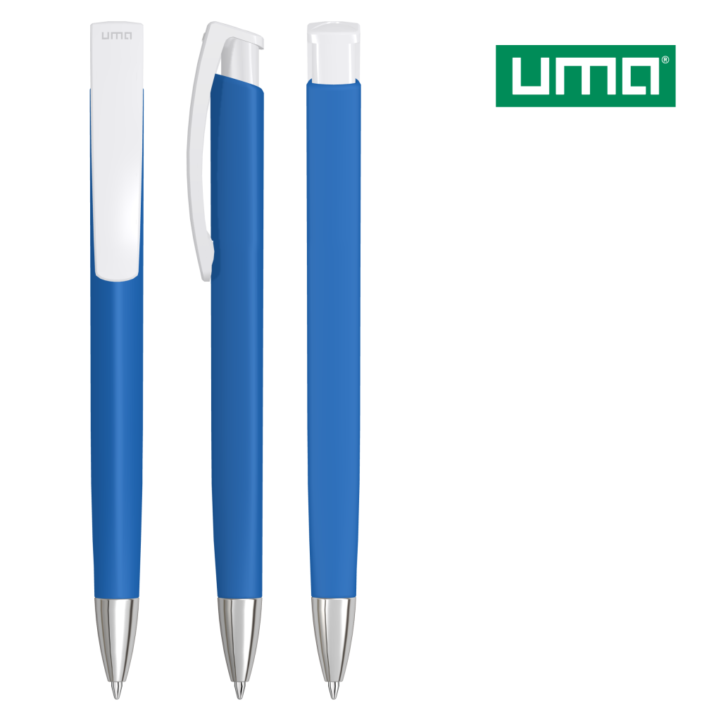 UMA TRINITY KG SI GUM Druckkugelschreiber – Mittelblau