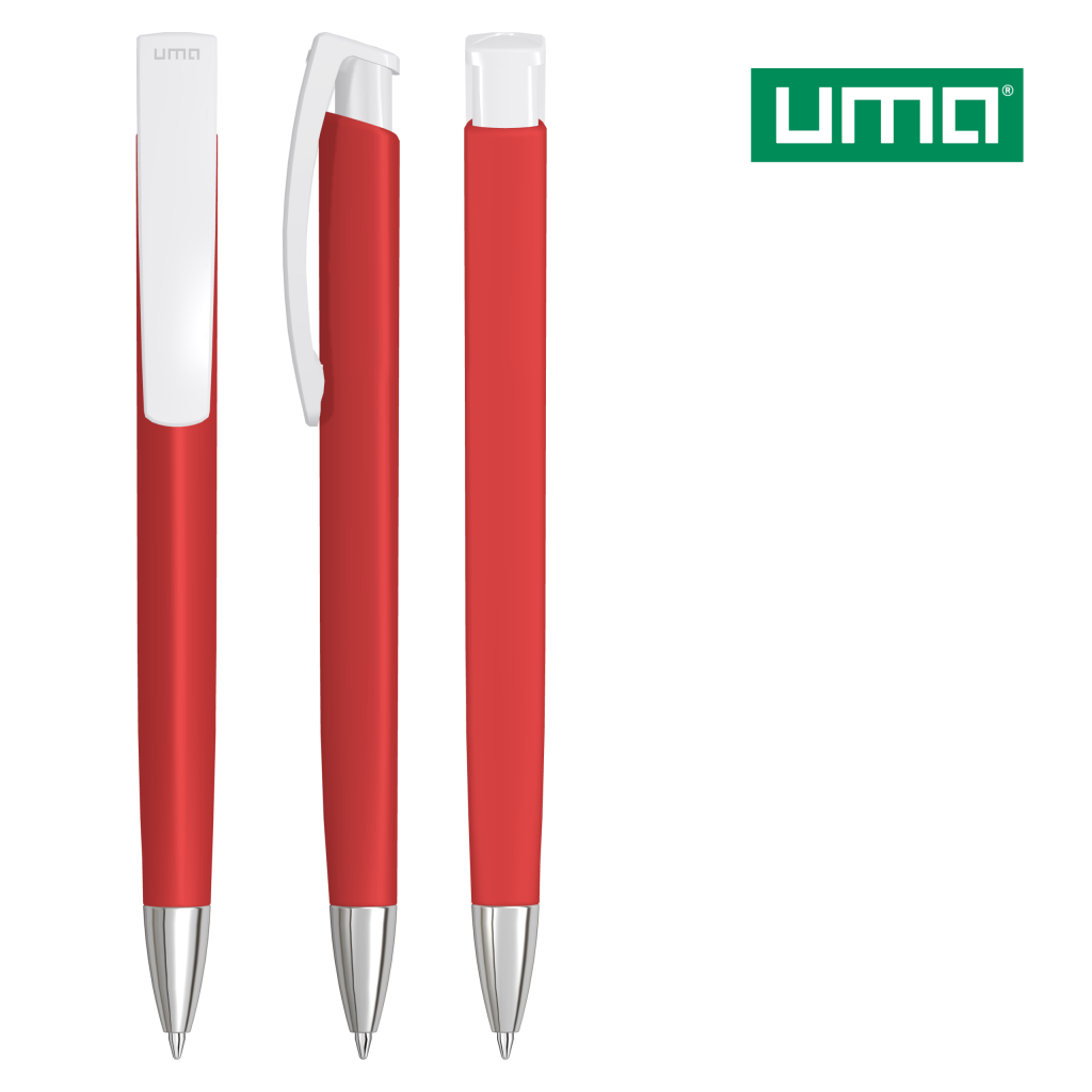 UMA TRINITY KG SI GUM Druckkugelschreiber – Rot