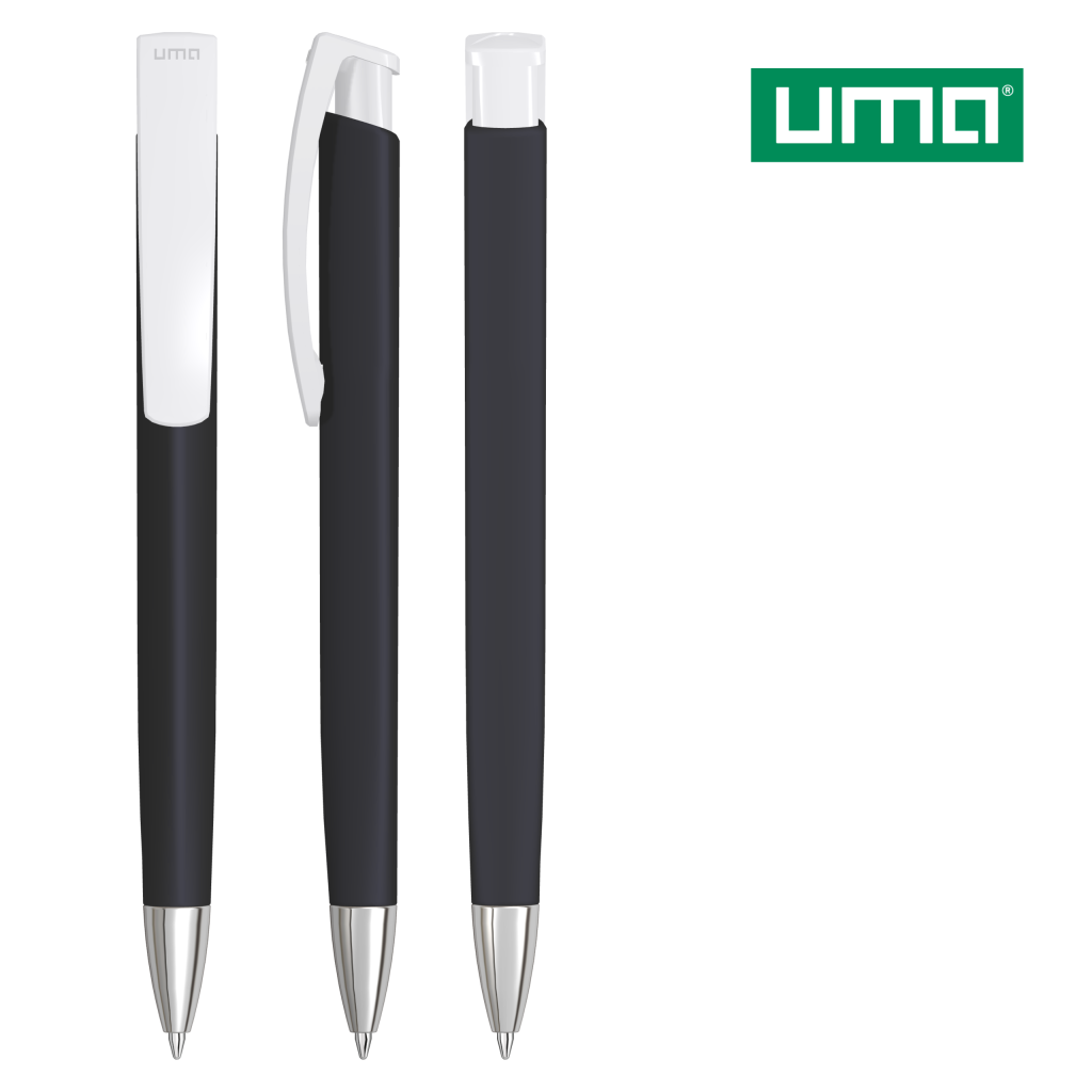 UMA TRINITY KG SI GUM Druckkugelschreiber – Schwarz