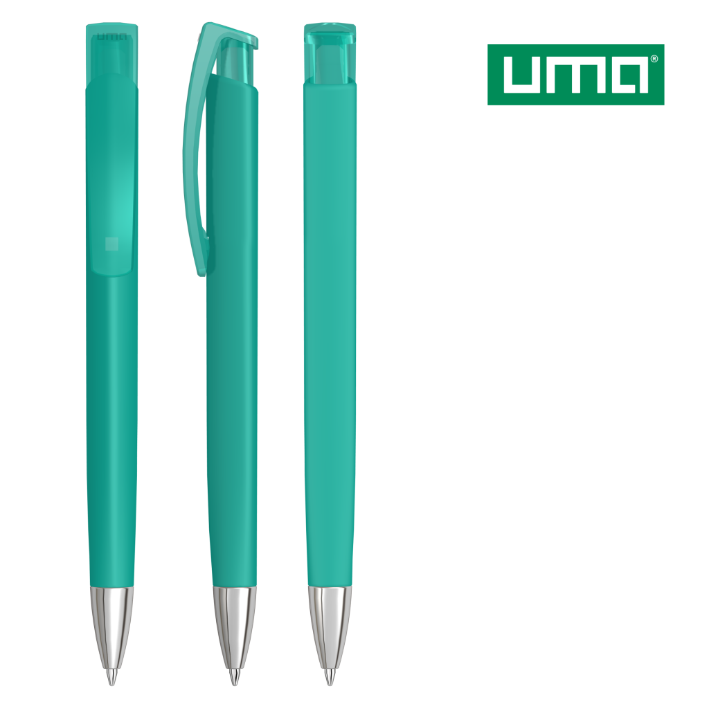 UMA TRINITY K transparent SI GUM Druckkugelschreiber – Petrol