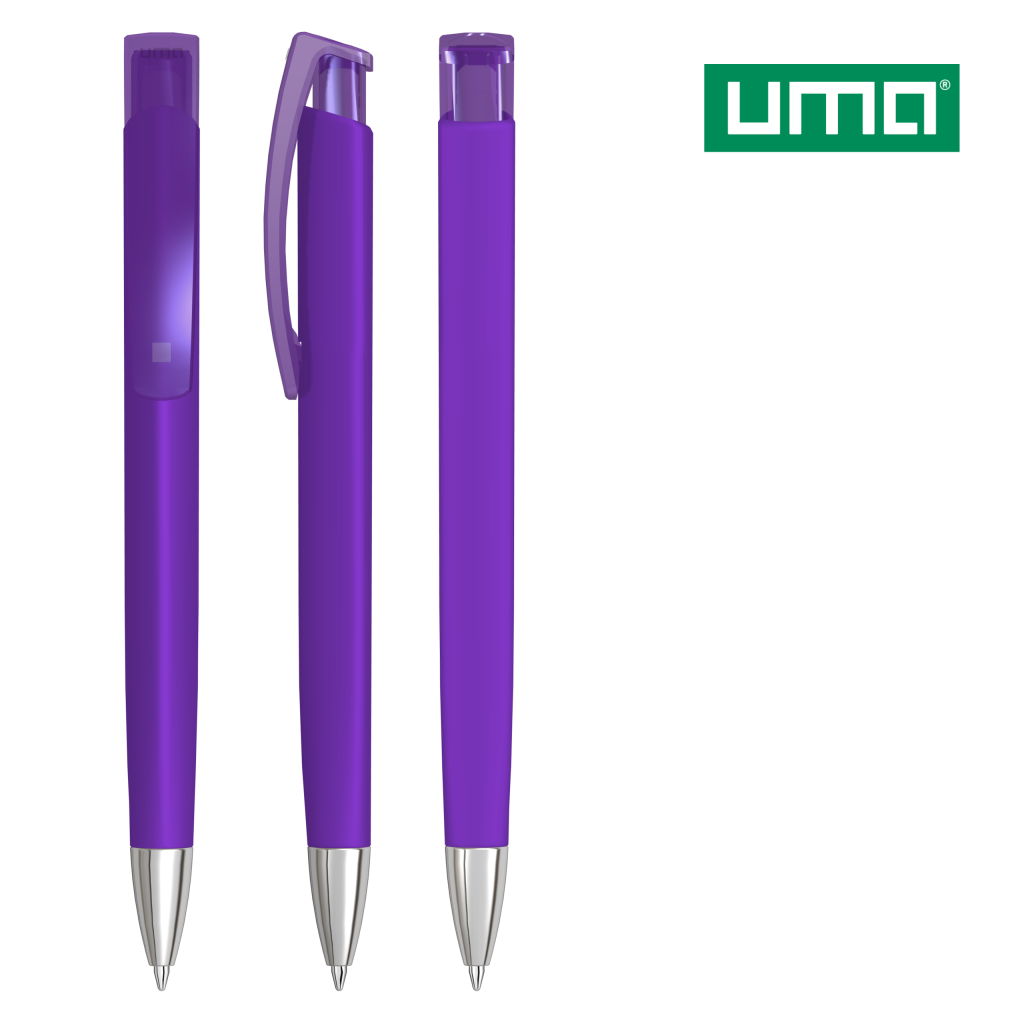 UMA TRINITY K transparent SI GUM Druckkugelschreiber – Violett