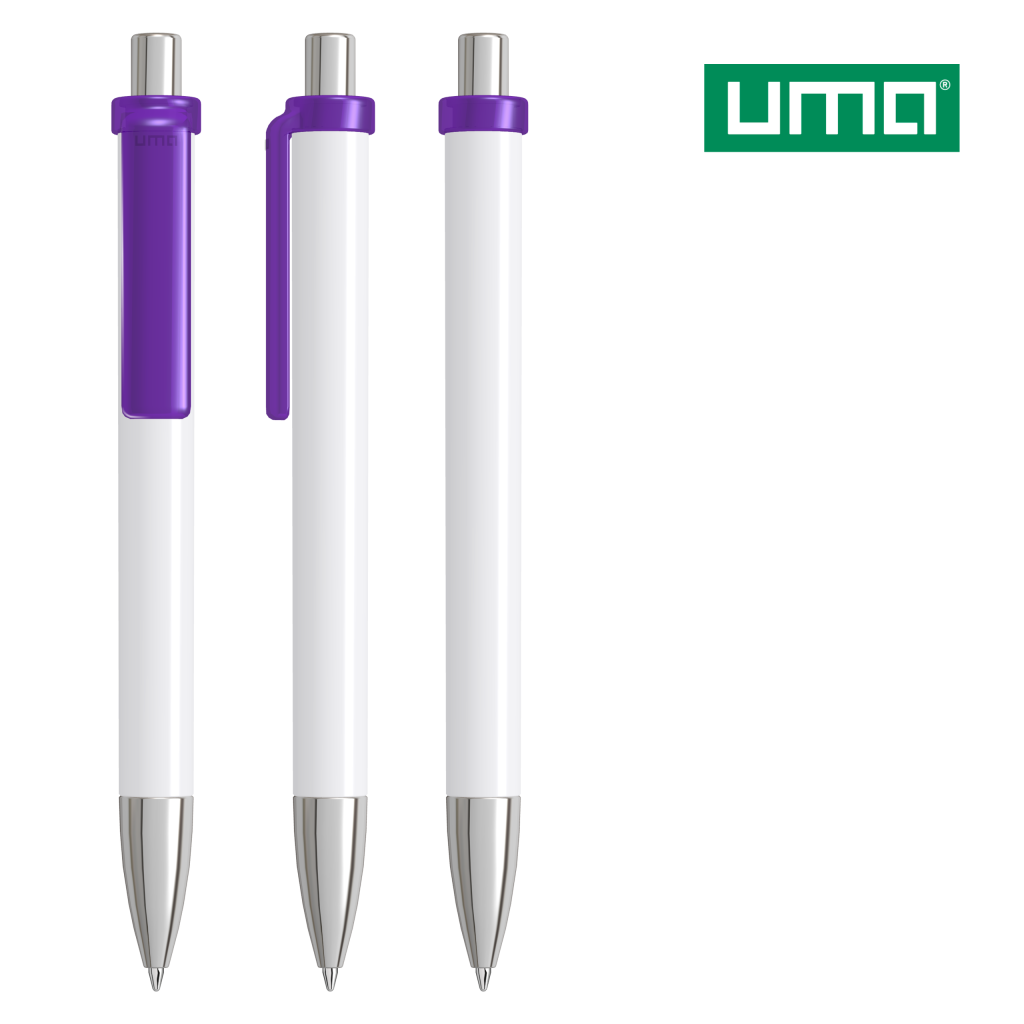 UMA FASHION K transparent SI Druckkugelschreiber – Violett