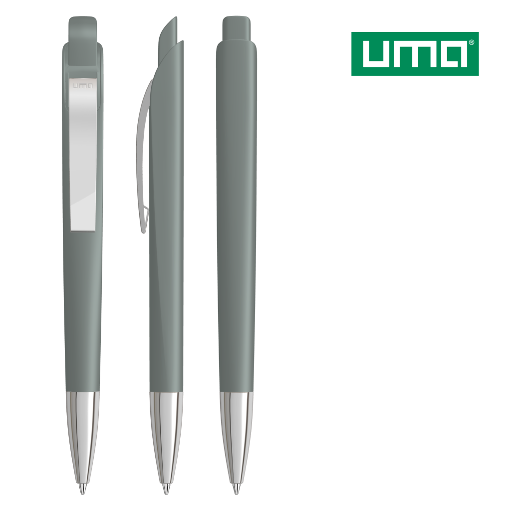 UMA STREAM M SI Druckkugelschreiber – Grau