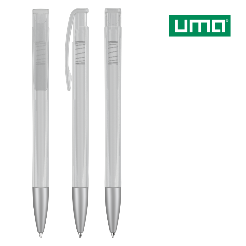 UMA LINEO frozen SI Druckkugelschreiber – Klar