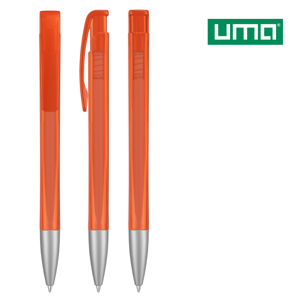 UMA LINEO frozen SI Druckkugelschreiber – Orange