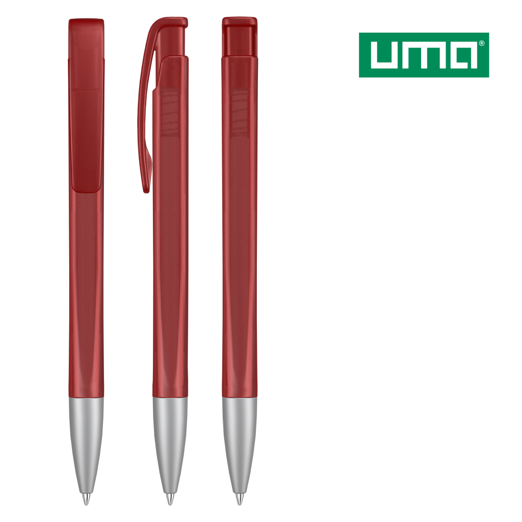 UMA LINEO frozen SI Druckkugelschreiber – Rot