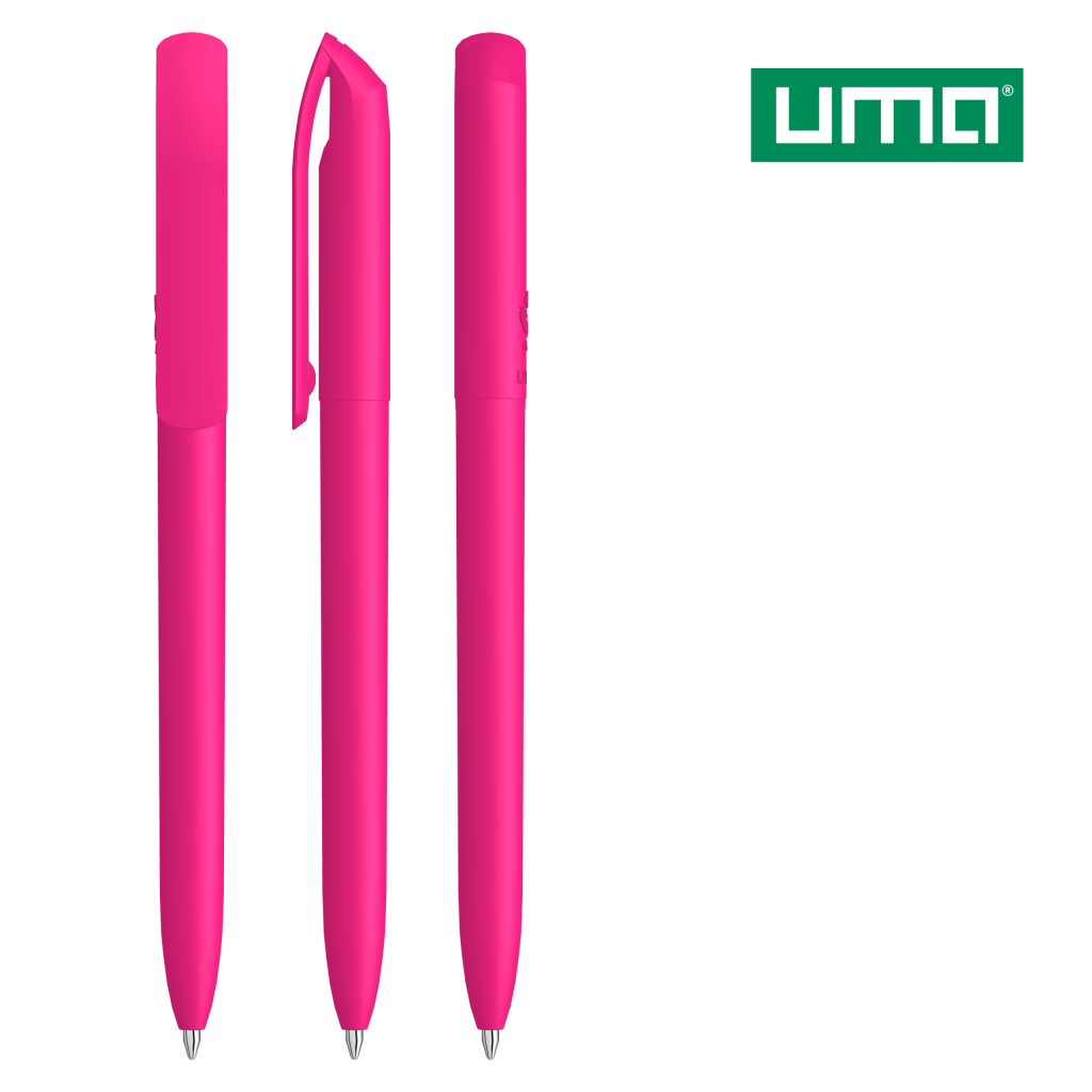 UMA SENZ RECY Drehkugelschreiber – Magenta