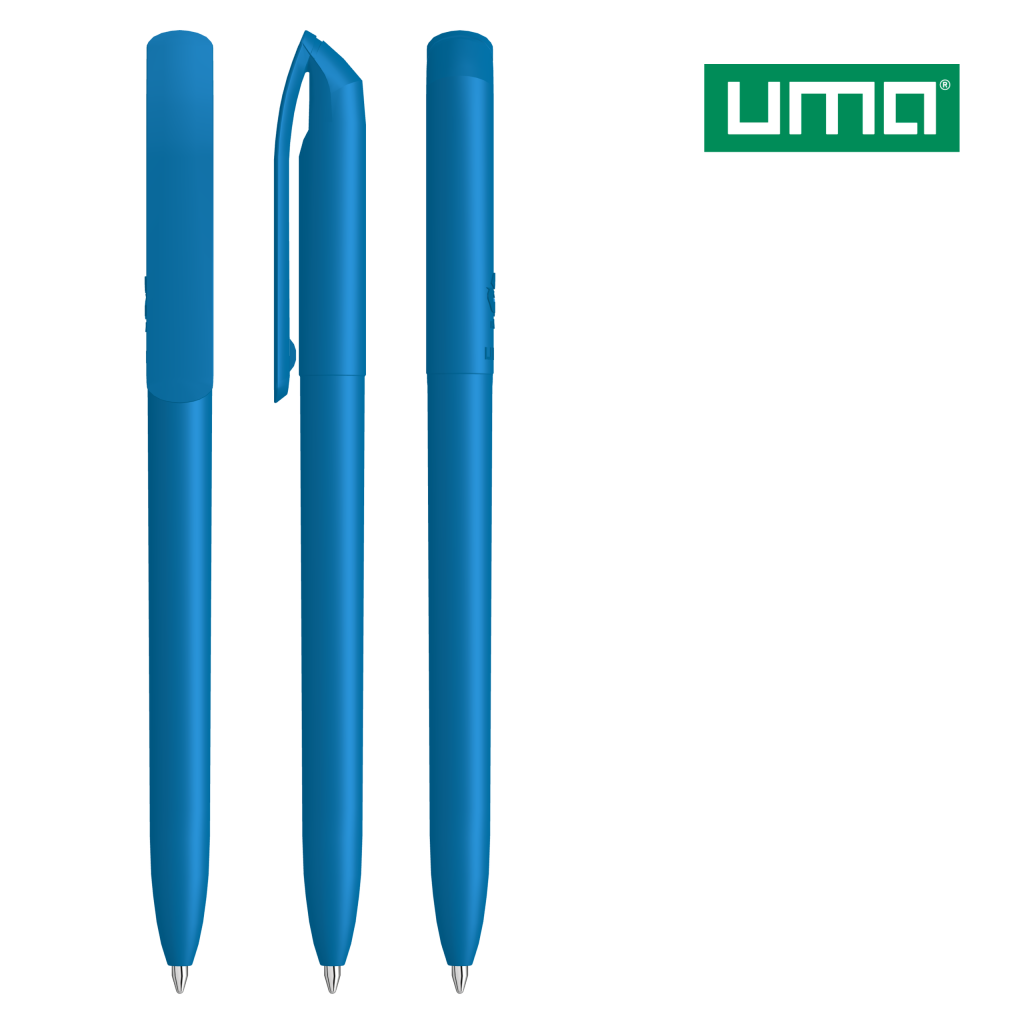 UMA SENZ RECY Drehkugelschreiber – Mittelblau