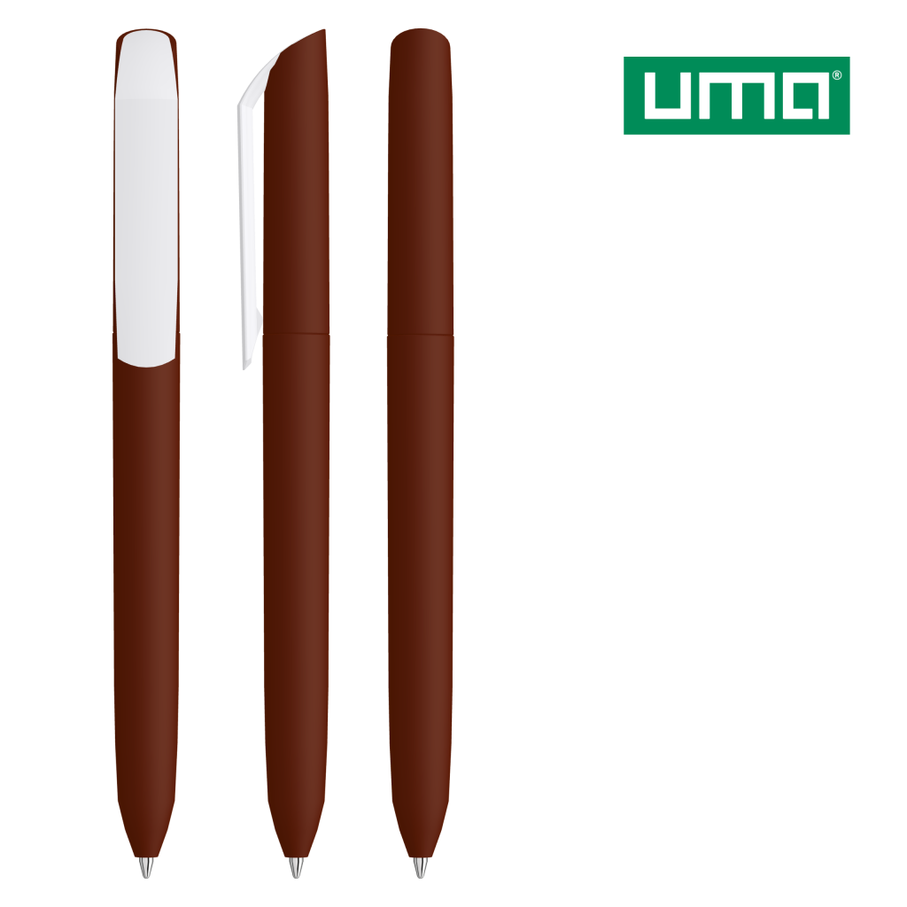 UMA VANE KG GUM Drehkugelschreiber – Aubergine