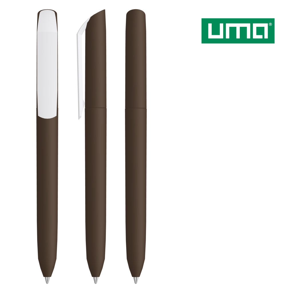 UMA VANE KG GUM Drehkugelschreiber – Braun