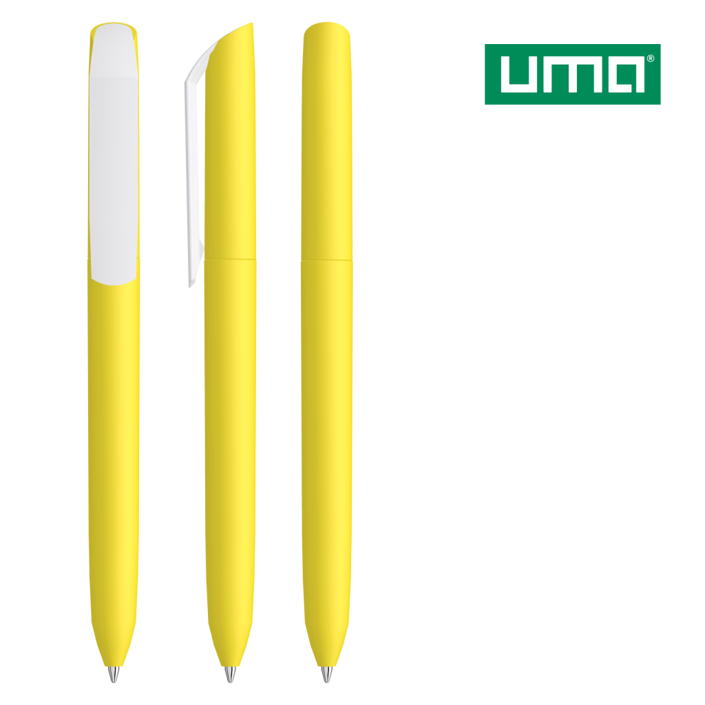 UMA VANE KG GUM Drehkugelschreiber – Gelb