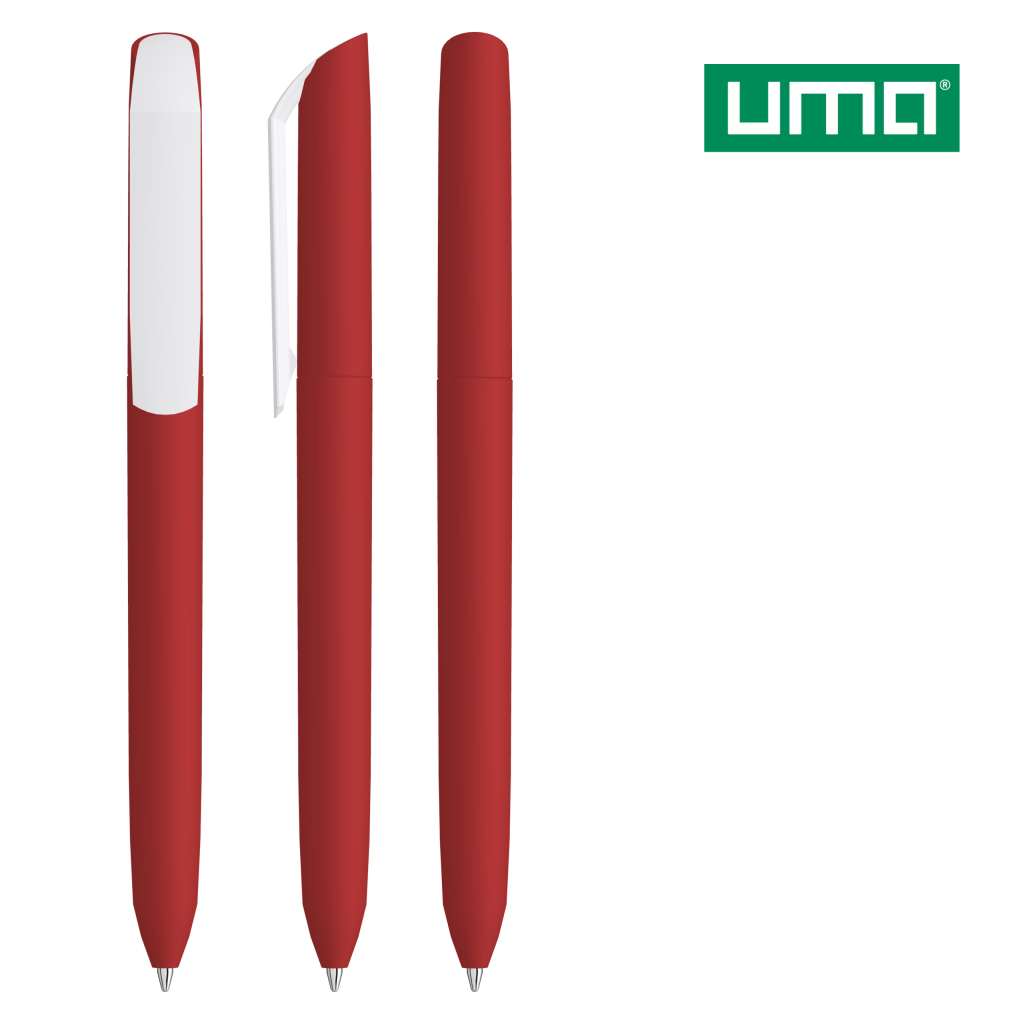 UMA VANE KG GUM Drehkugelschreiber – Rot