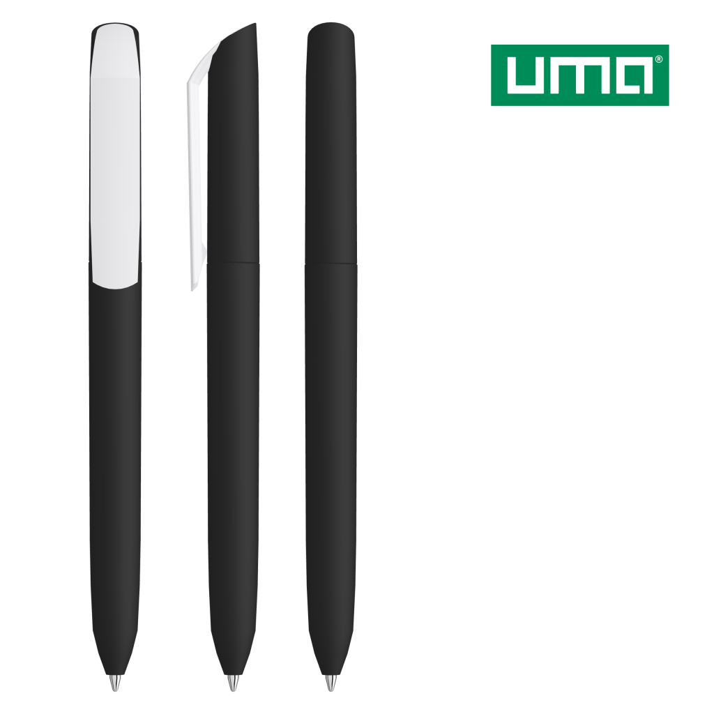 UMA VANE KG GUM Drehkugelschreiber – Schwarz