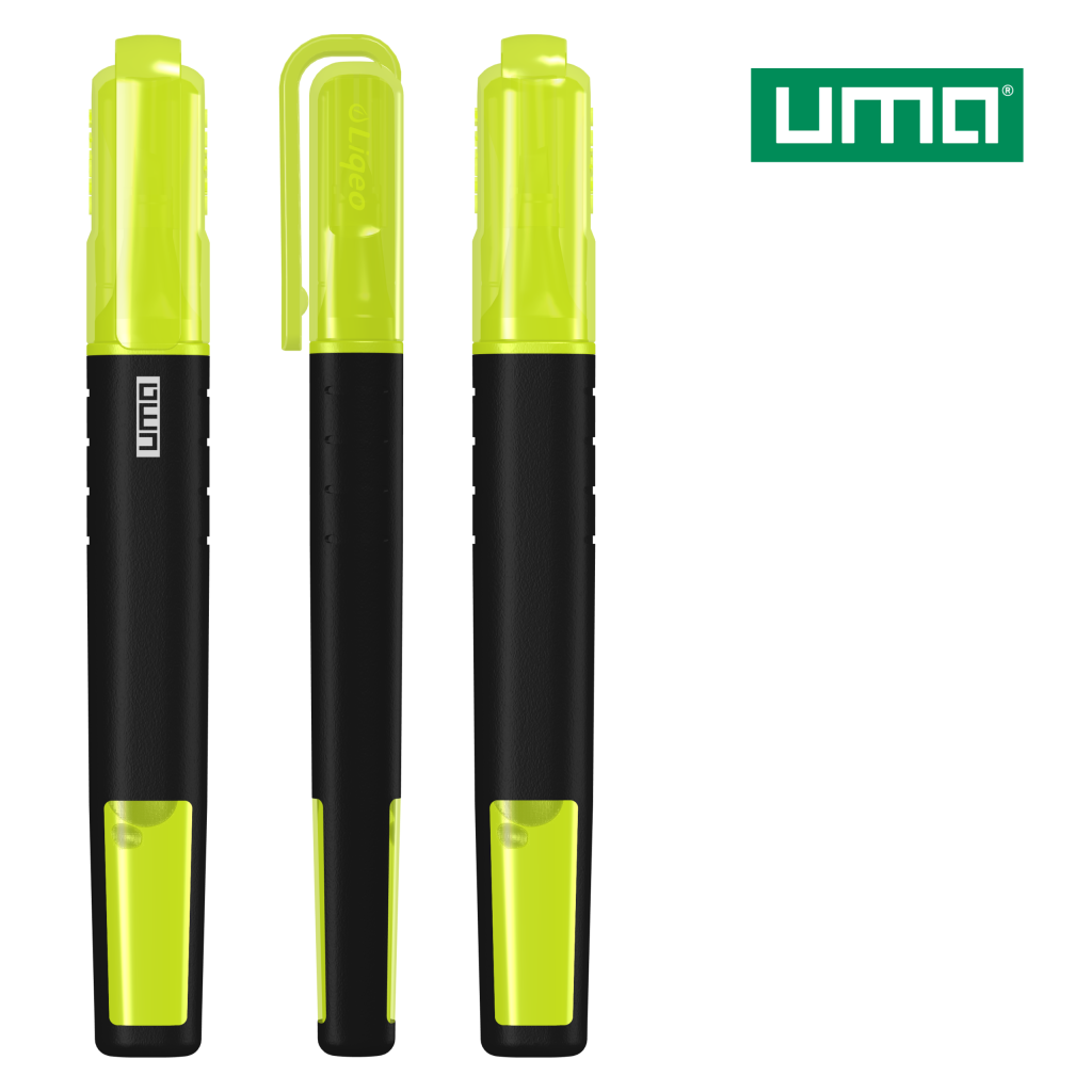 UMA LIQEO HIGHLIGHTER PEN – Neongelb