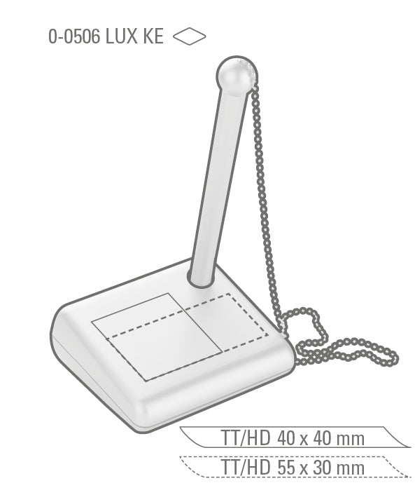 UMA DESK LUX KE Kugelschreiberständer – Druckskizze