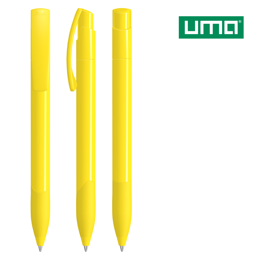 UMA OMEGA grip Druckkugelschreiber – Gelb