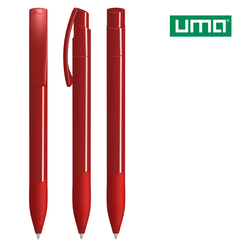 UMA OMEGA grip Druckkugelschreiber – Rot
