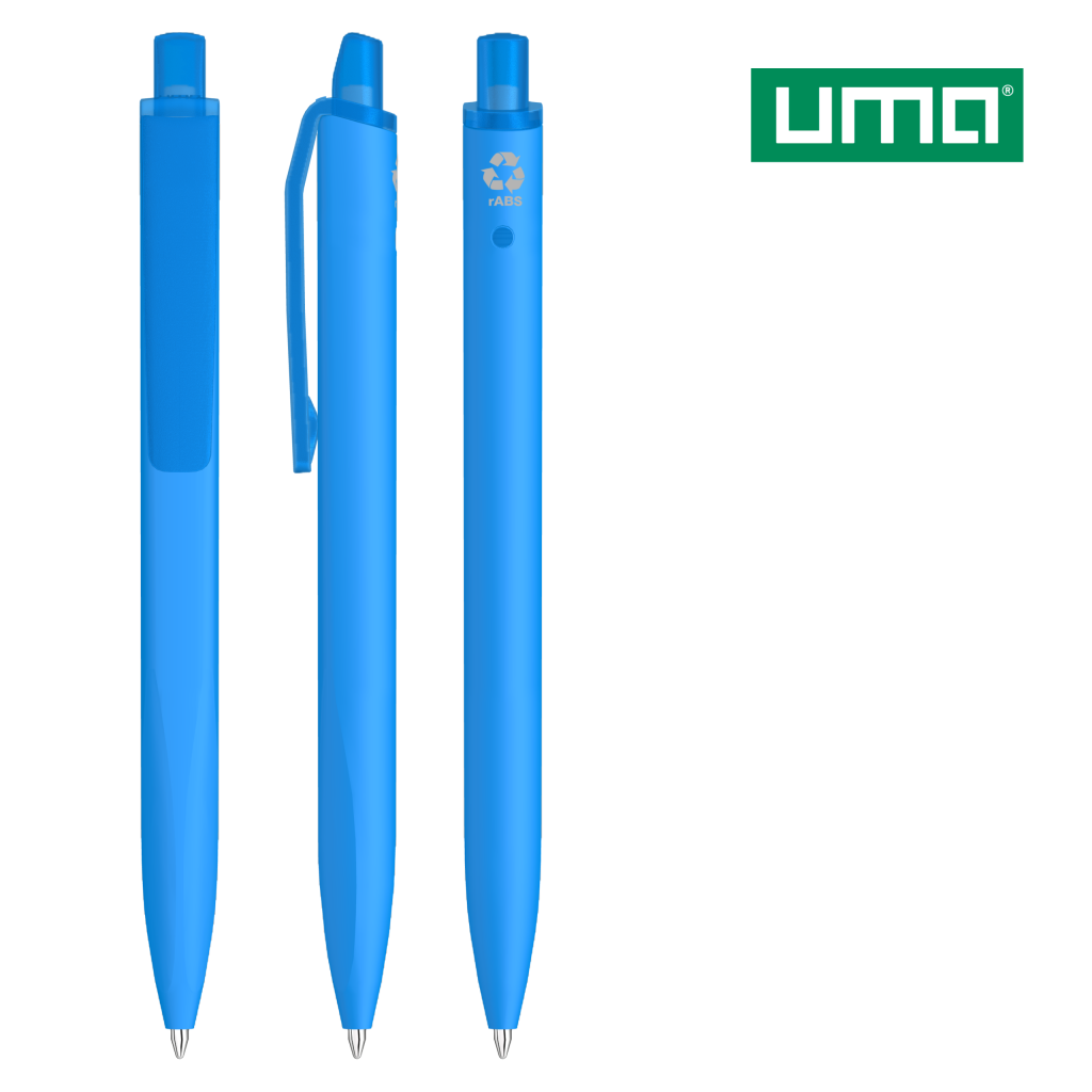 UMA ALIGN K frozen GUM RECY Druckkugelschreiber – Hellblau