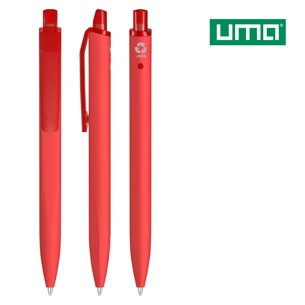 UMA ALIGN K frozen GUM RECY Druckkugelschreiber – Rot