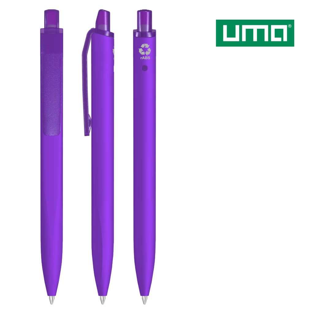 UMA ALIGN K frozen GUM RECY Druckkugelschreiber – Violett
