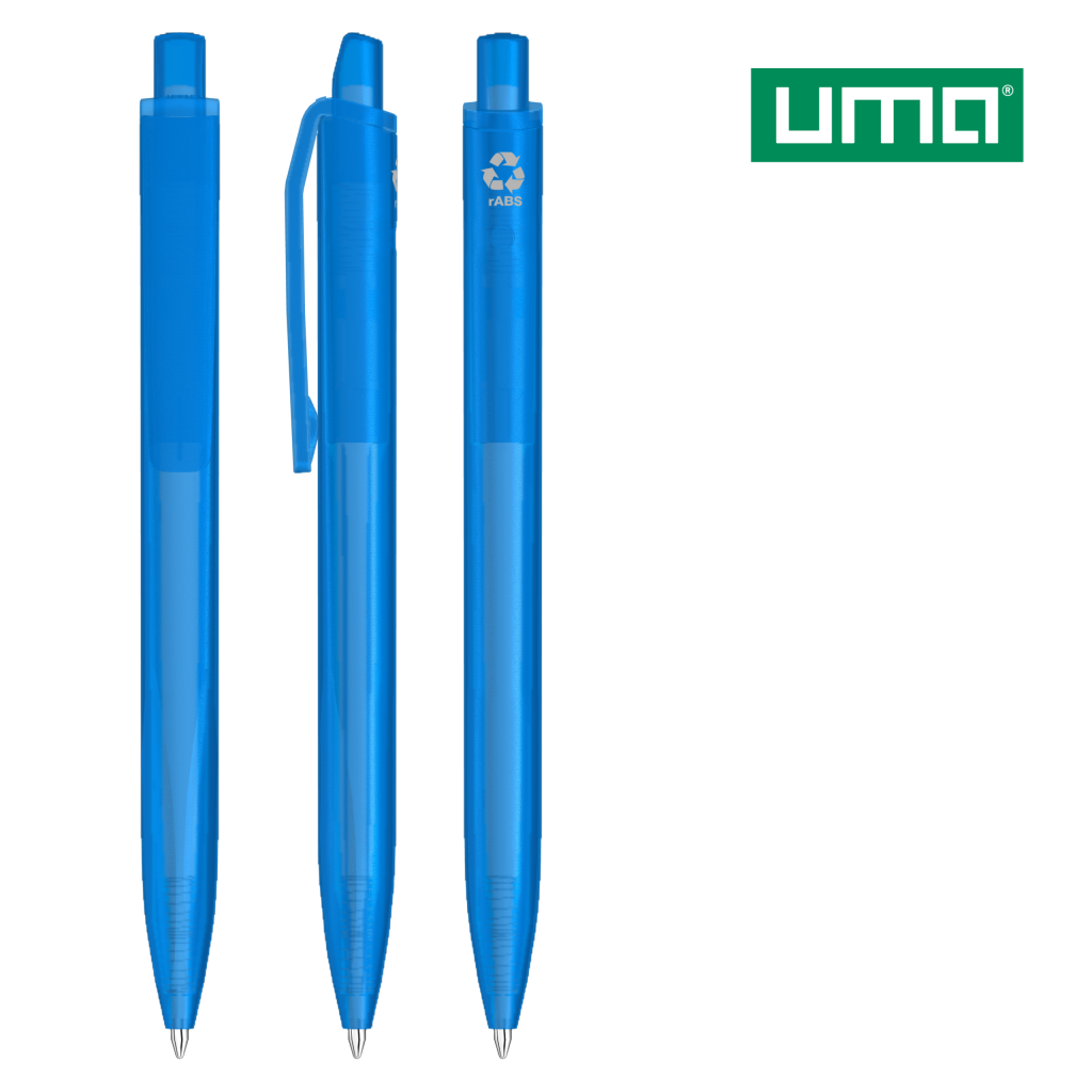 UMA ALIGN frozen RECY Druckkugelschreiber – Hellblau