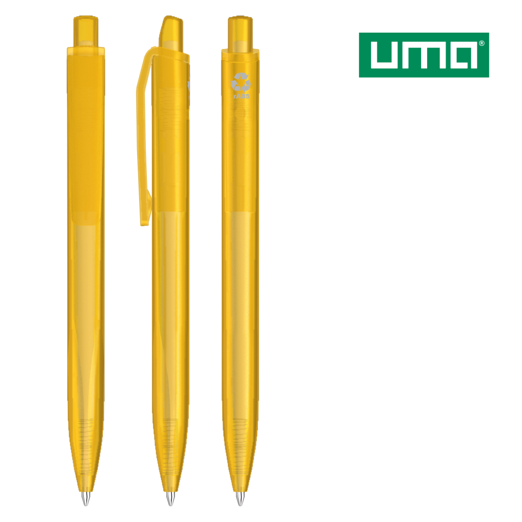 UMA ALIGN frozen RECY Druckkugelschreiber – Ocker
