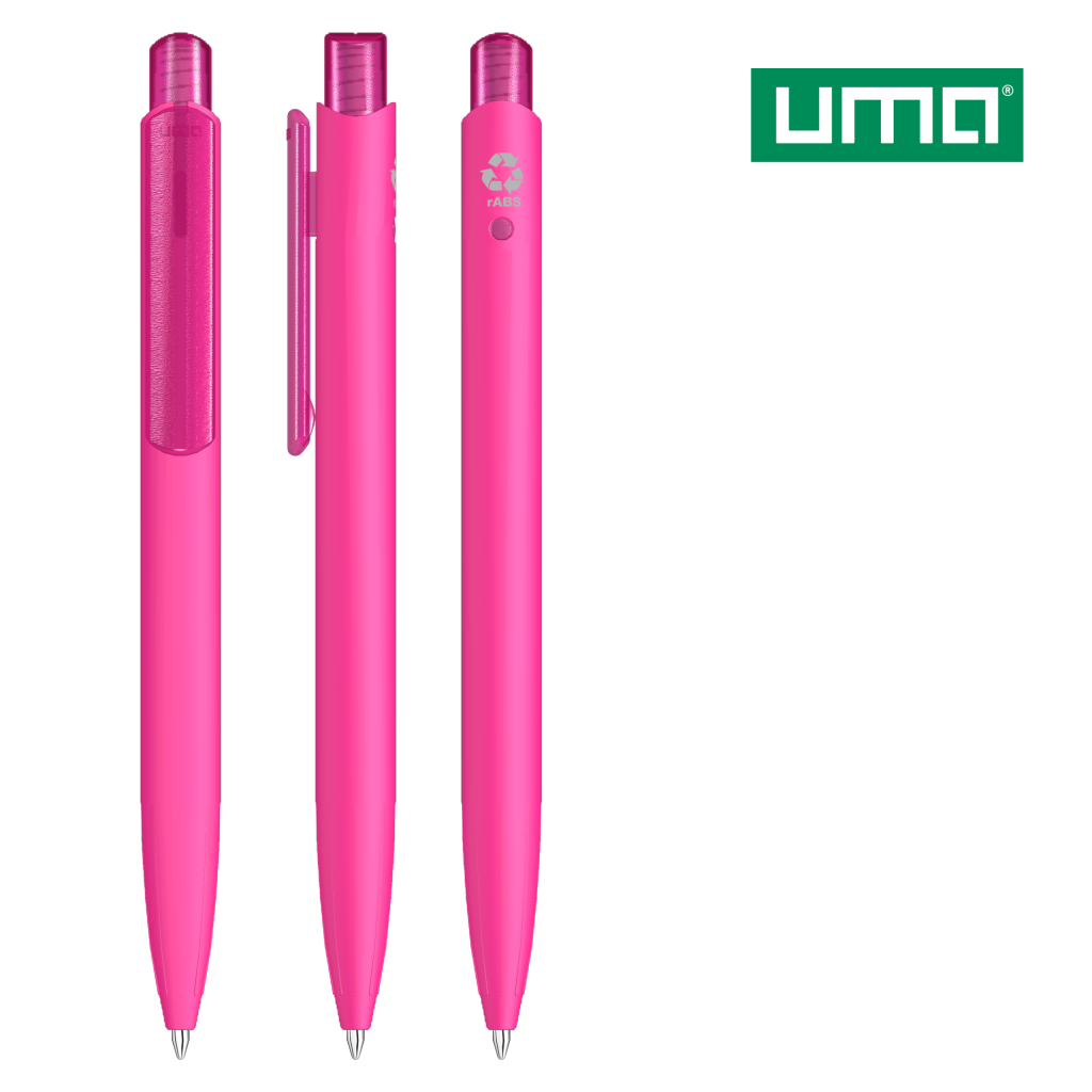 UMA STAGE K frozen GUM RECY Druckkugelschreiber – Magenta