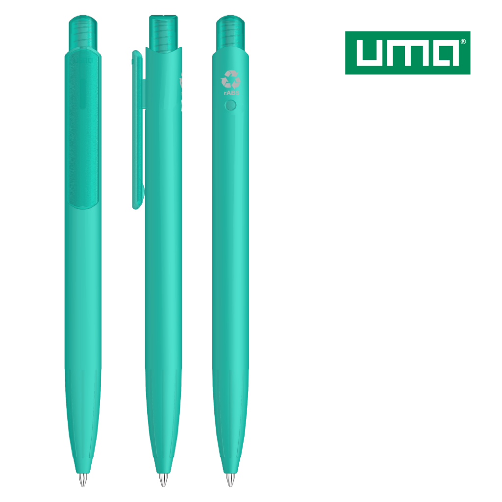 UMA STAGE K frozen GUM RECY Druckkugelschreiber – Petrol