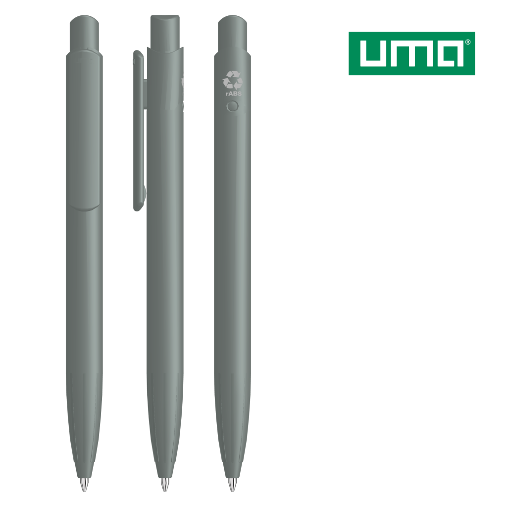 UMA STAGE RECY Druckkugelschreiber – Grau