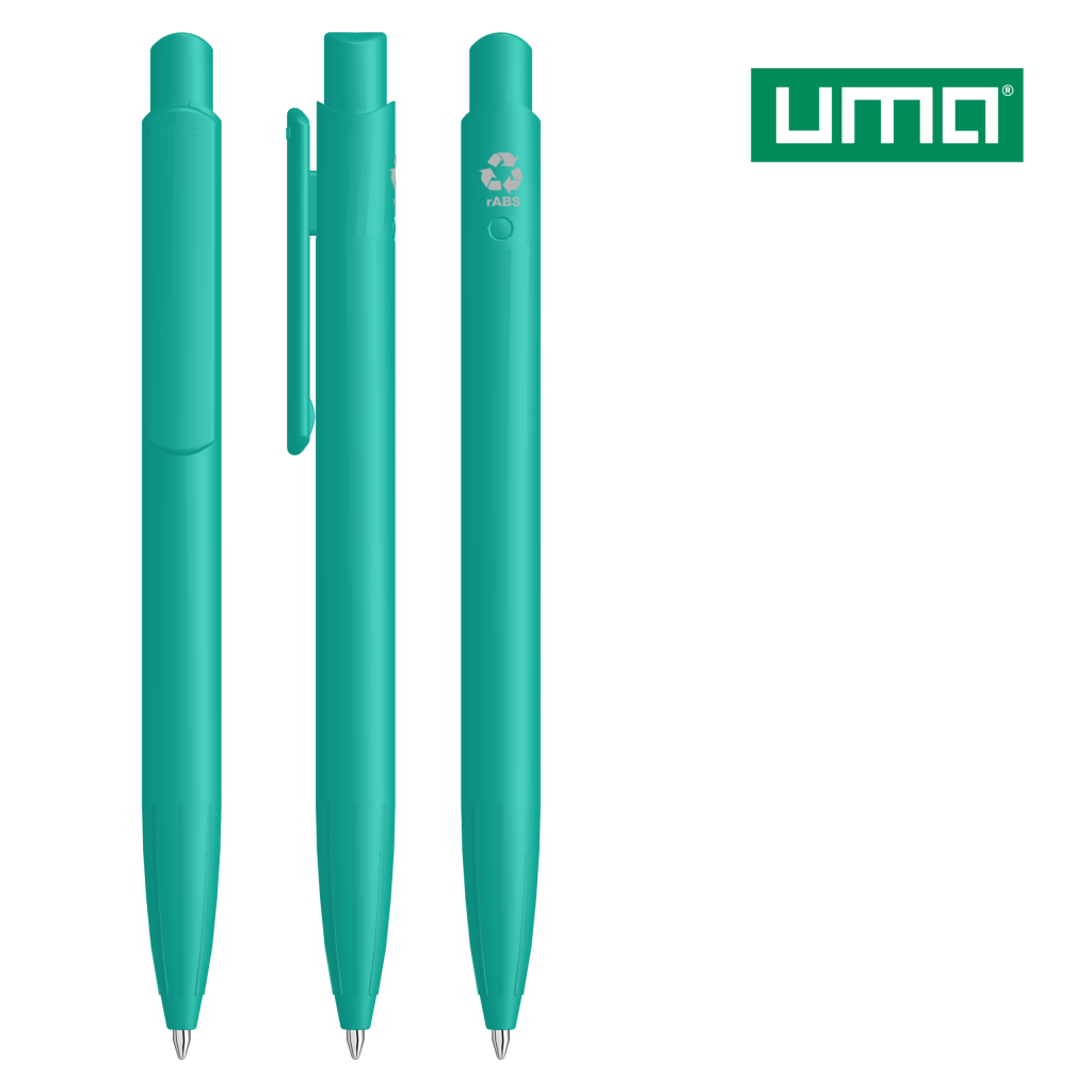 UMA STAGE RECY Druckkugelschreiber – Petrol
