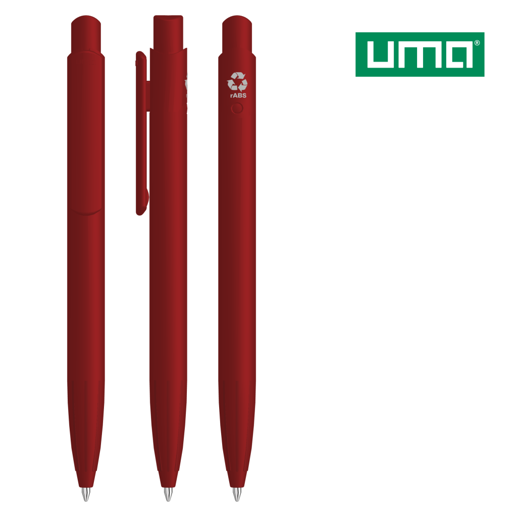 UMA STAGE RECY Druckkugelschreiber – Rot
