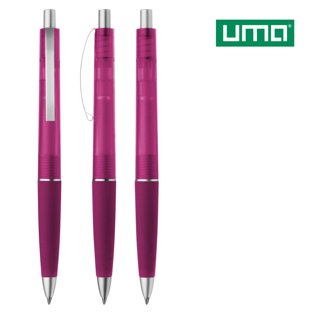 UMA JAZZ frozen Druckkugelschreiber – Magenta