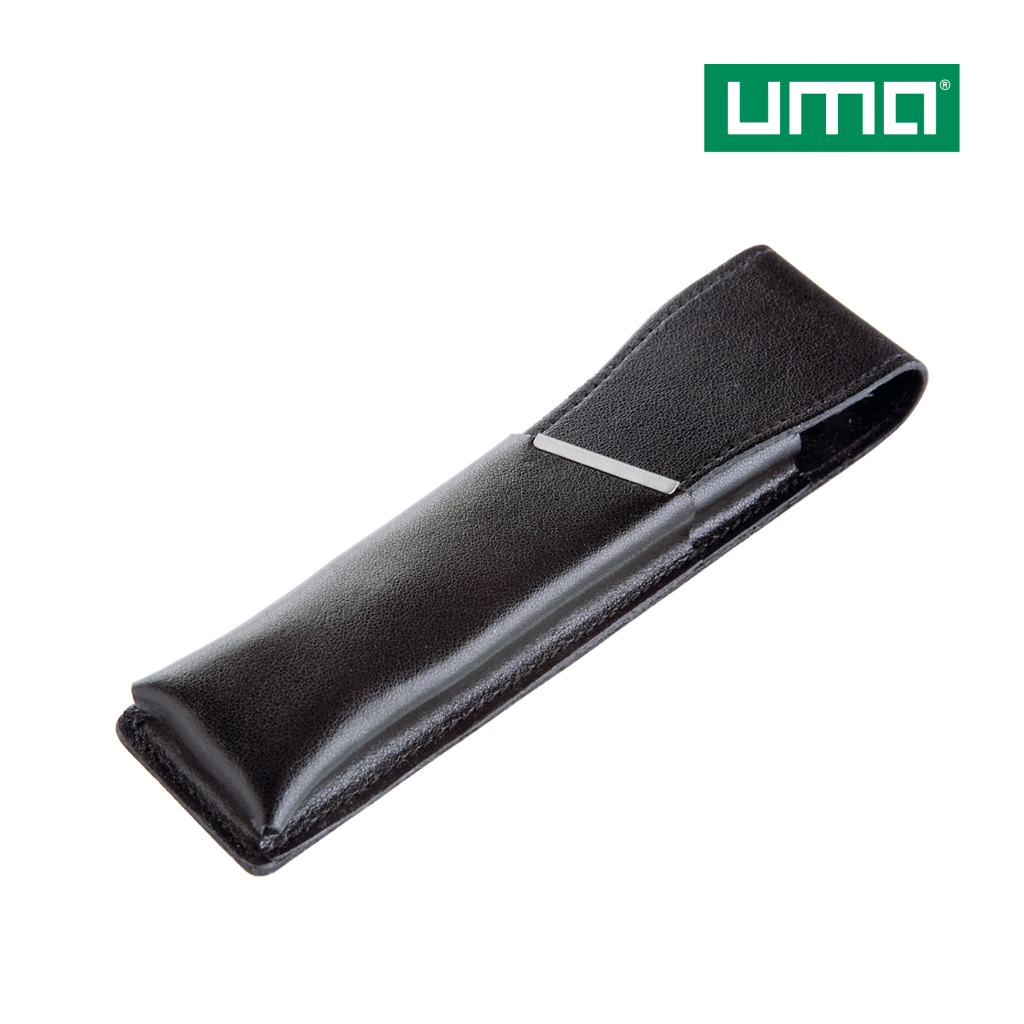 UMA LEDERETUI – Schwarz