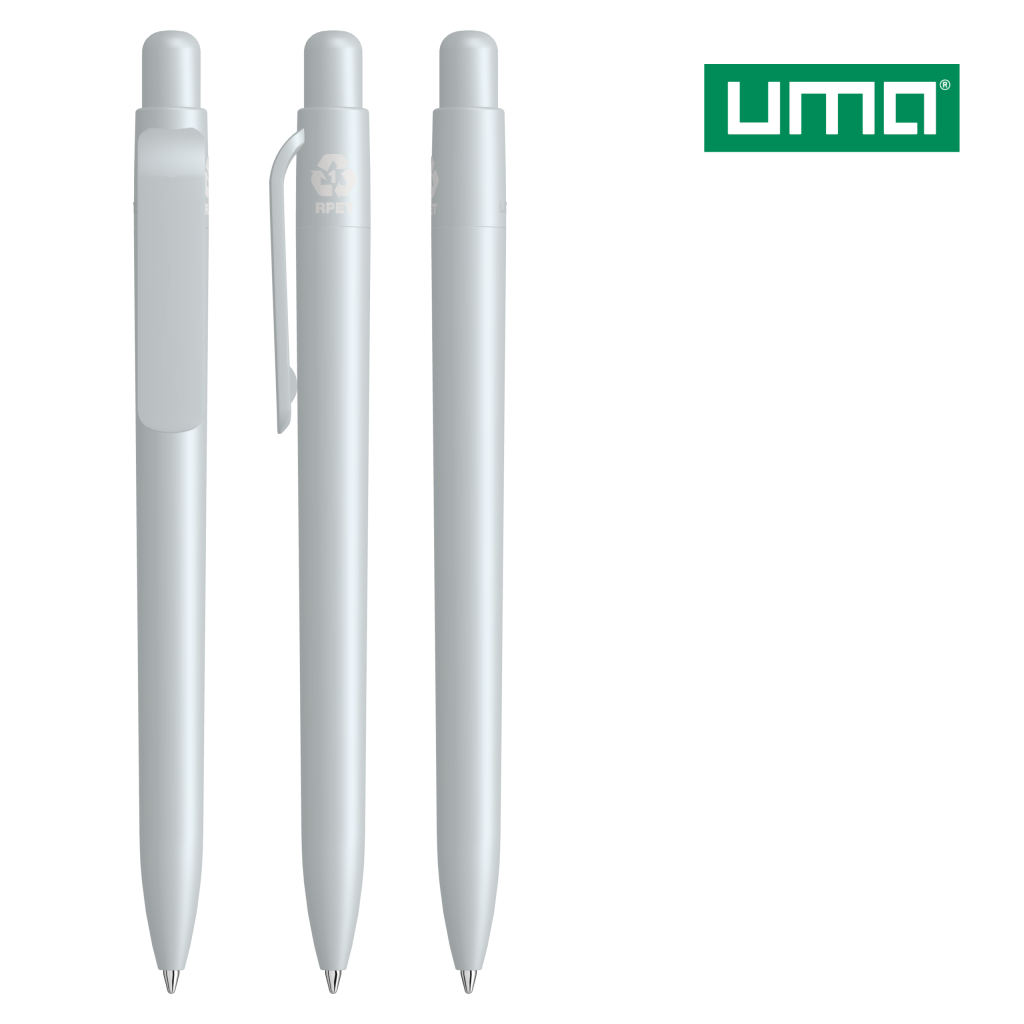 UMA RECYCLED PET PEN FUTURE F Druckkugelschreiber – Grau