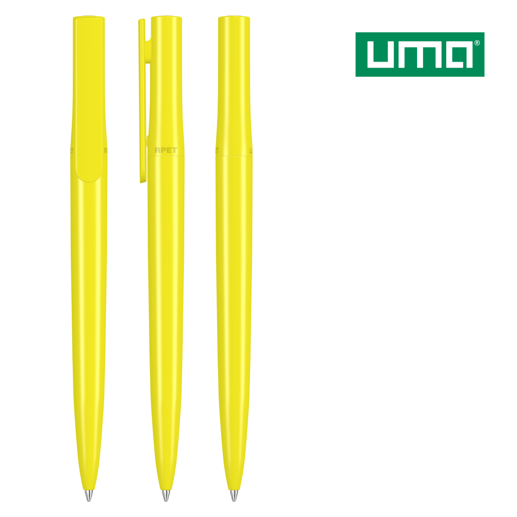UMA RECYCLED PET PEN switch Drehkugelschreiber – Gelb