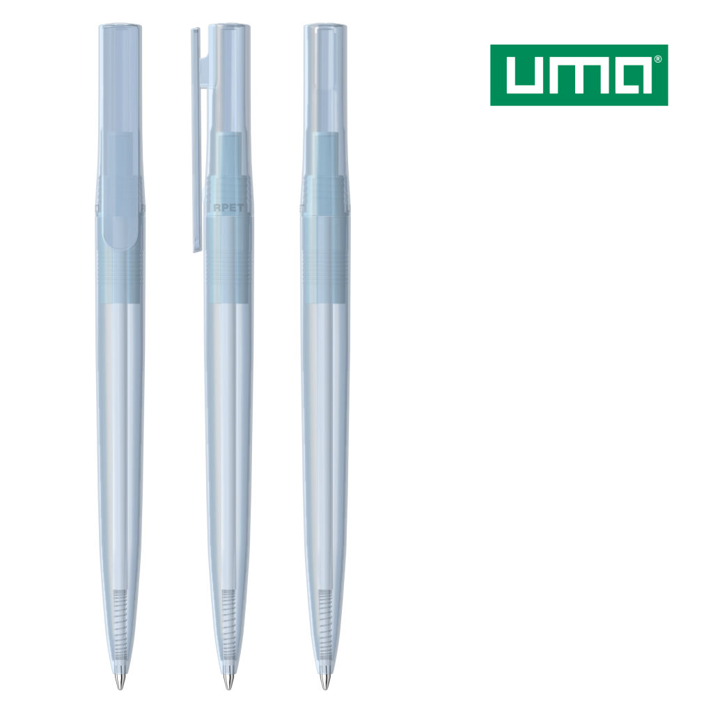 UMA RECYCLED PET PEN switch transparent Drehkugelschreiber – Klar