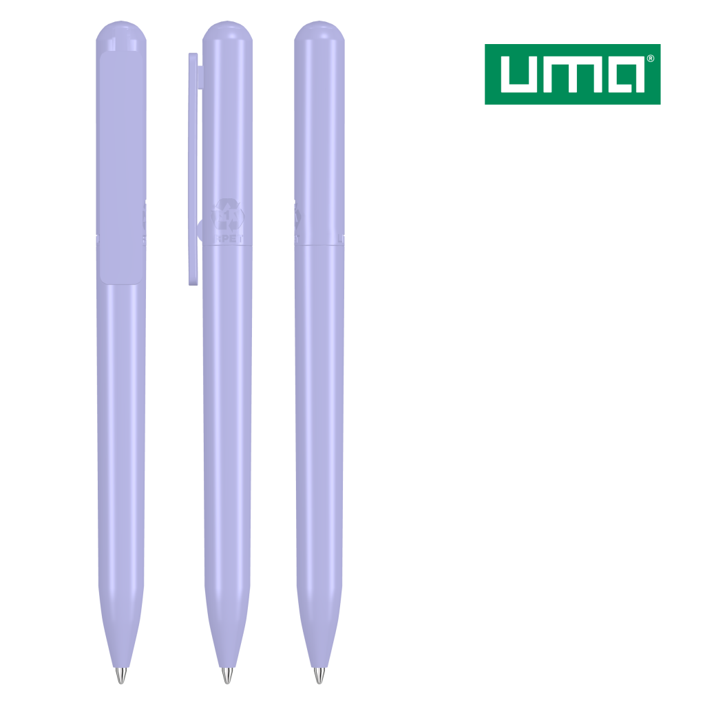 UMA RECYCLED PET PEN CHANGE Drehkugelschreiber – Hellviolett