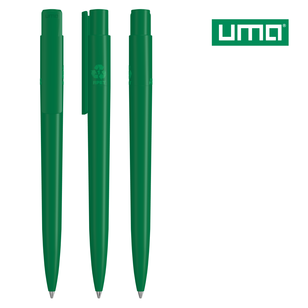 UMA RECYCLED PET PEN PRO Druckkugelschreiber – Dunkelgrün