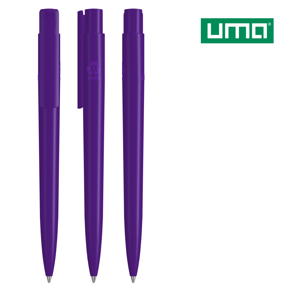 UMA RECYCLED PET PEN PRO Druckkugelschreiber – Dunkelviolett