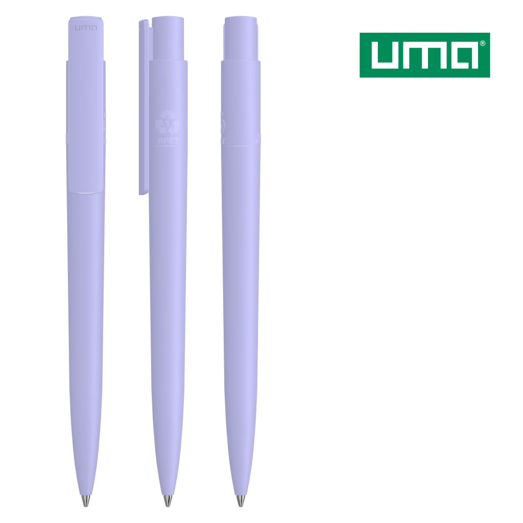 UMA RECYCLED PET PEN PRO F Druckkugelschreiber – Hellviolett