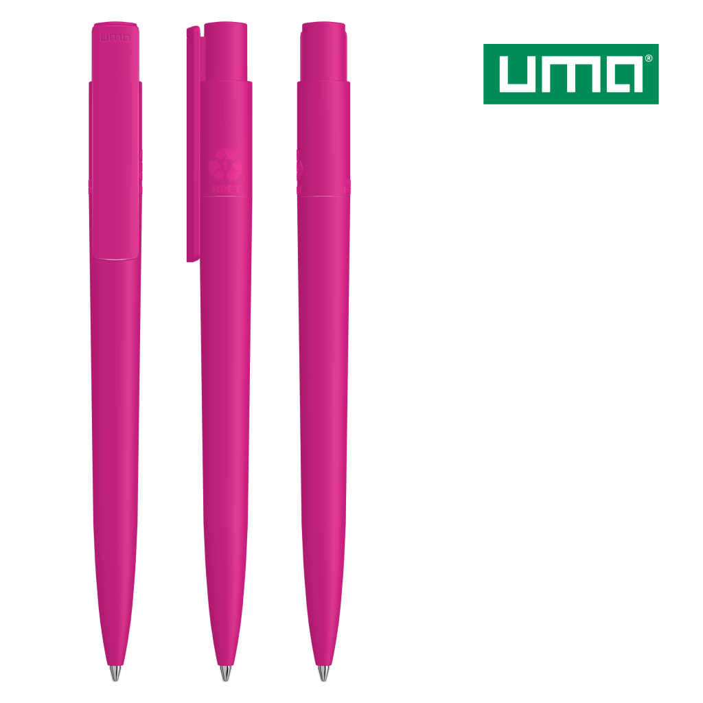 UMA RECYCLED PET PEN PRO F Druckkugelschreiber – Magenta