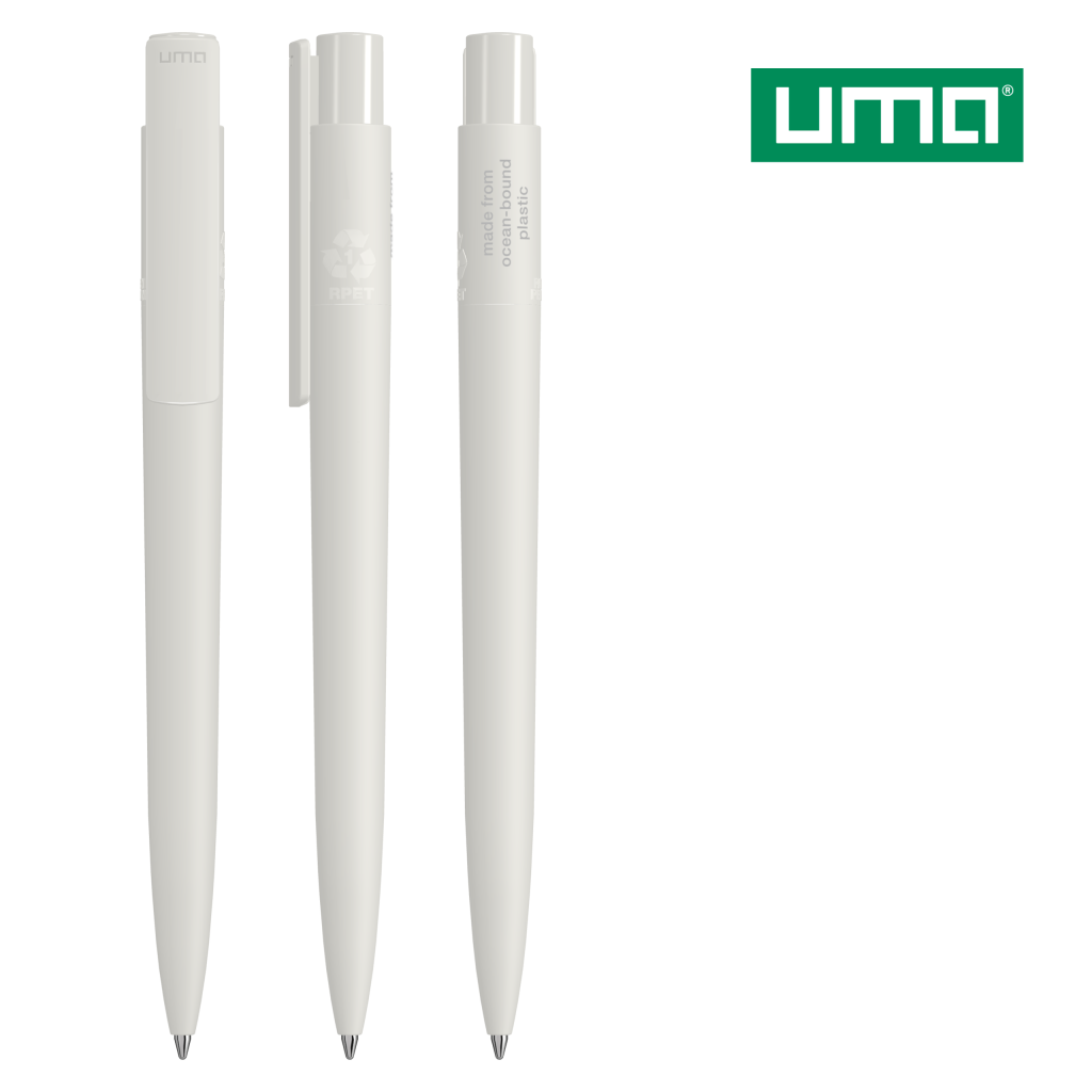 UMA RECYCLED PET PEN PRO F ocean Druckkugelschreiber – Ecru