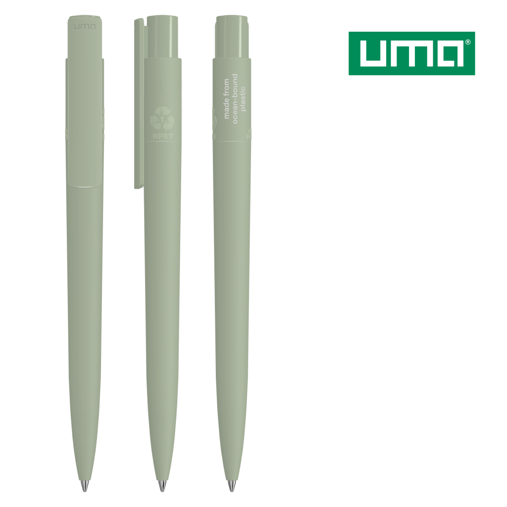 UMA RECYCLED PET PEN PRO F ocean Druckkugelschreiber – Hellgrün