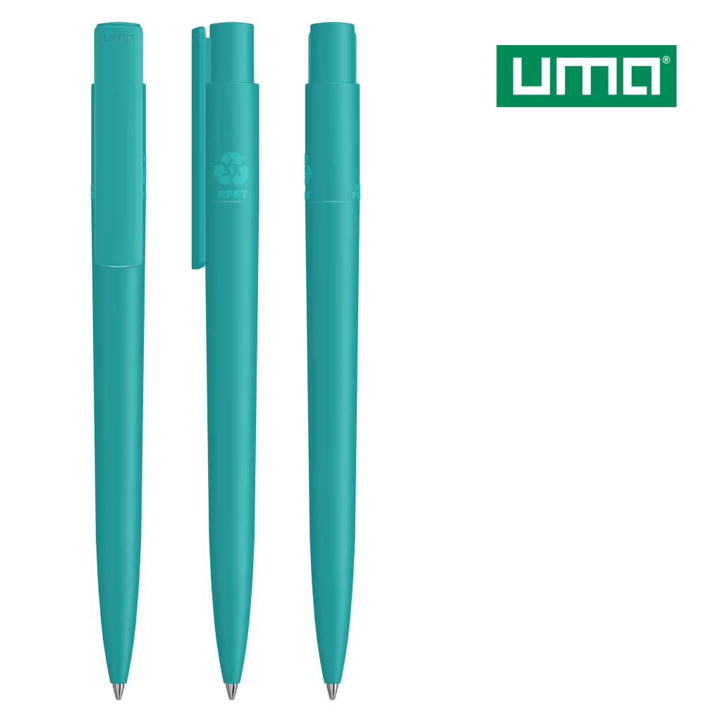 UMA RECYCLED PET PEN PRO F Druckkugelschreiber – Petrol