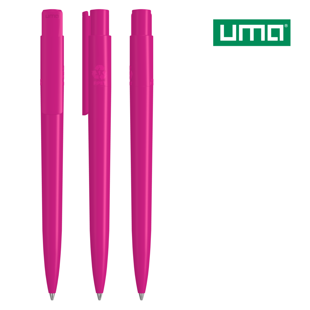 UMA RECYCLED PET PEN PRO Druckkugelschreiber – Magenta