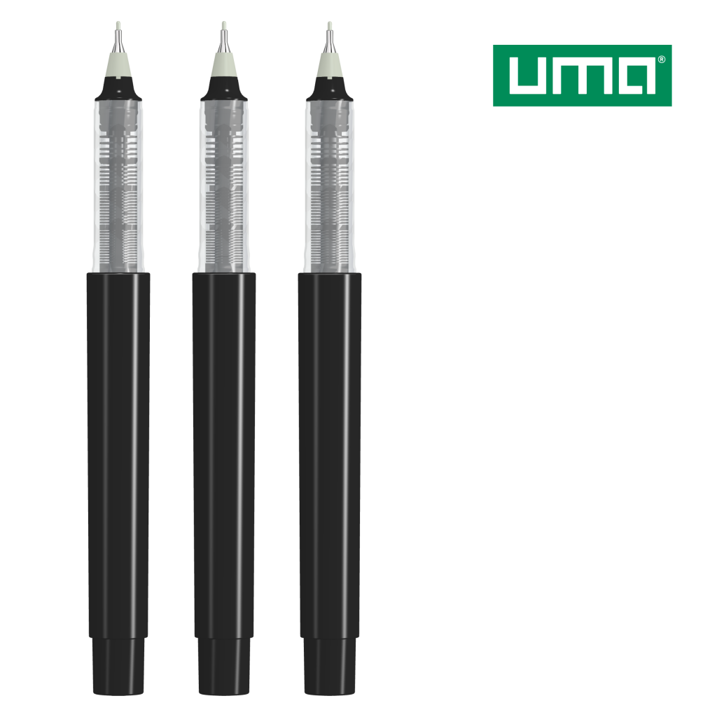 UMA RECYCLED PET PEN PRO FL Fineliner – Grau