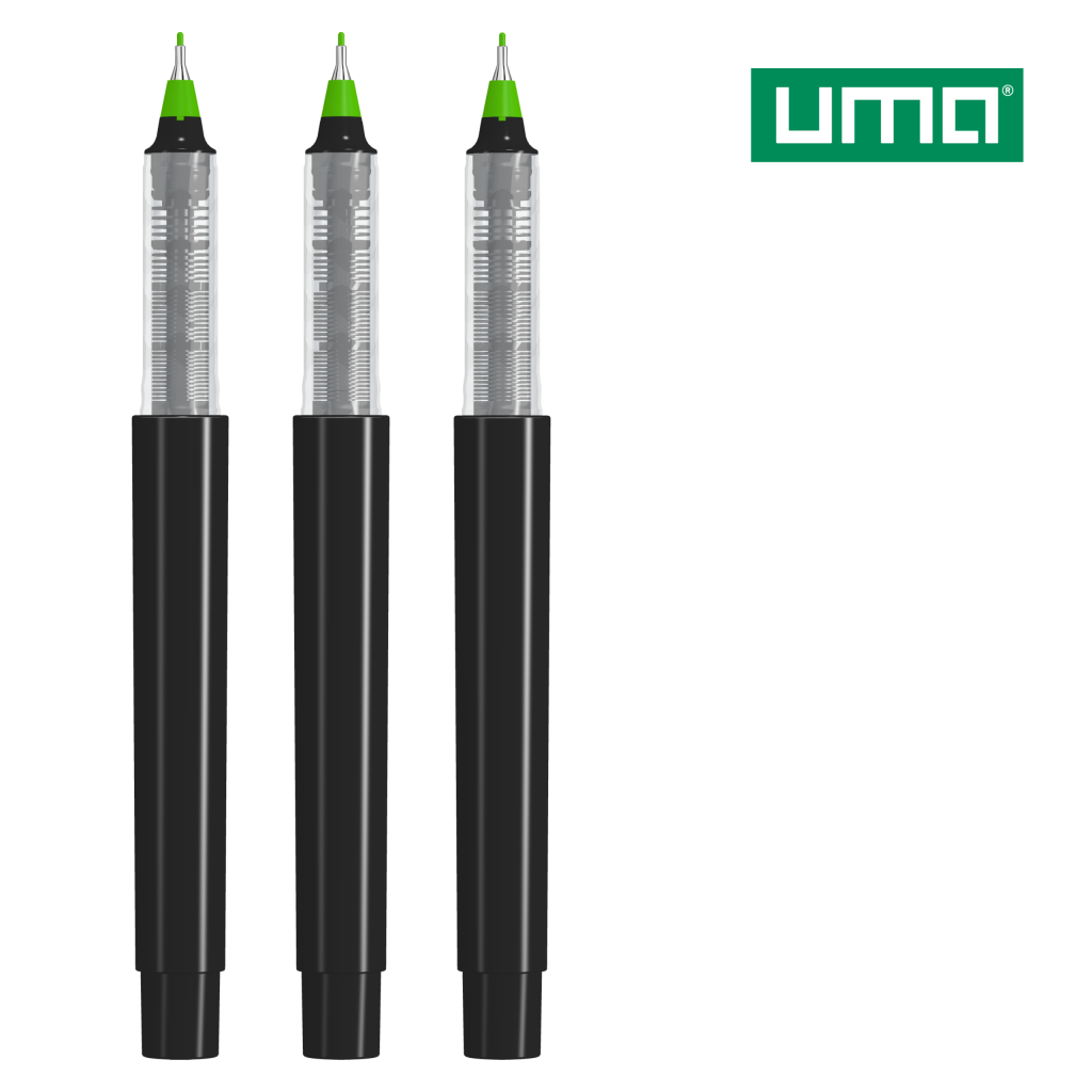 UMA RECYCLED PET PEN PRO FL Fineliner – Hellgrün