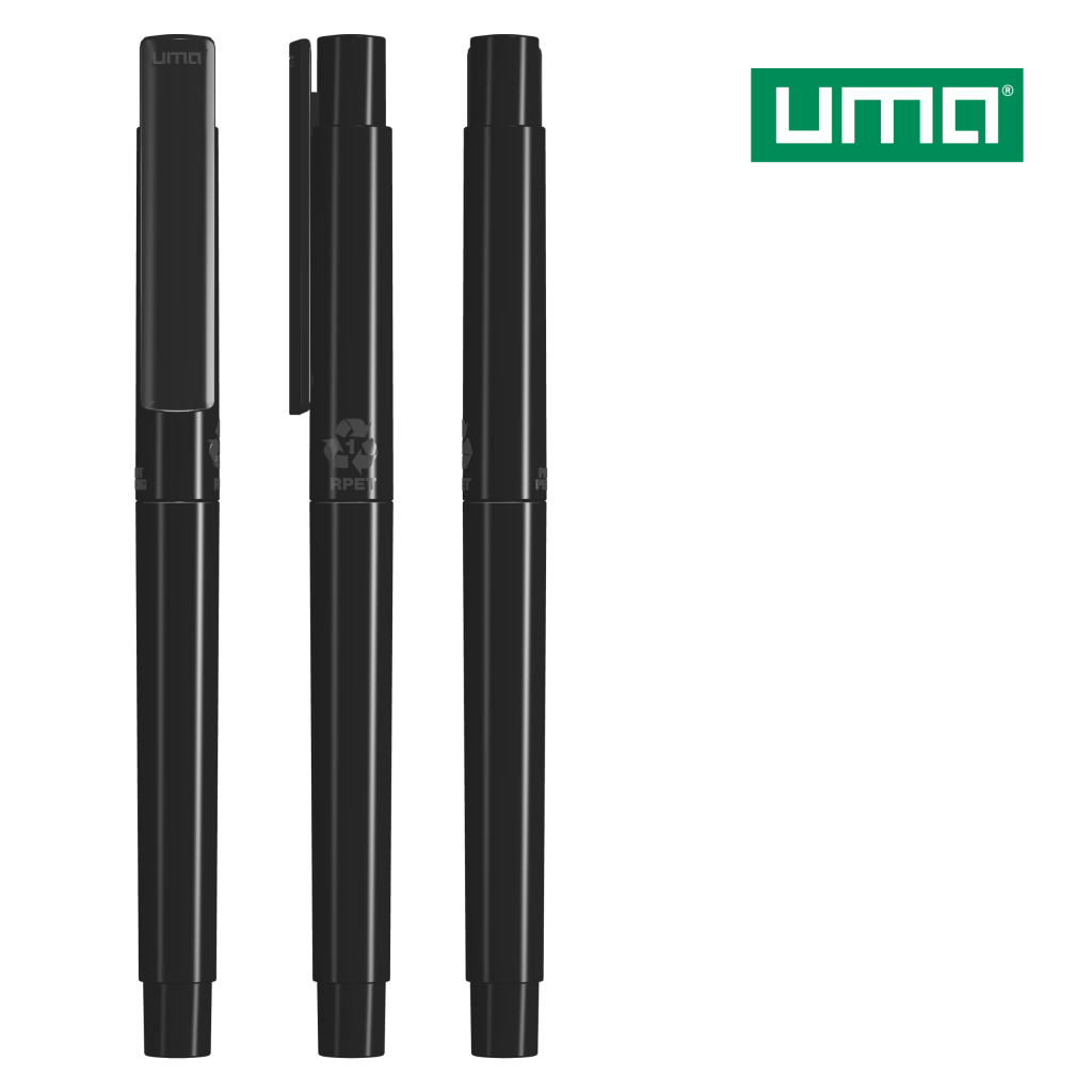 UMA RECYCLED PET PEN PRO FL Fineliner – Schwarz