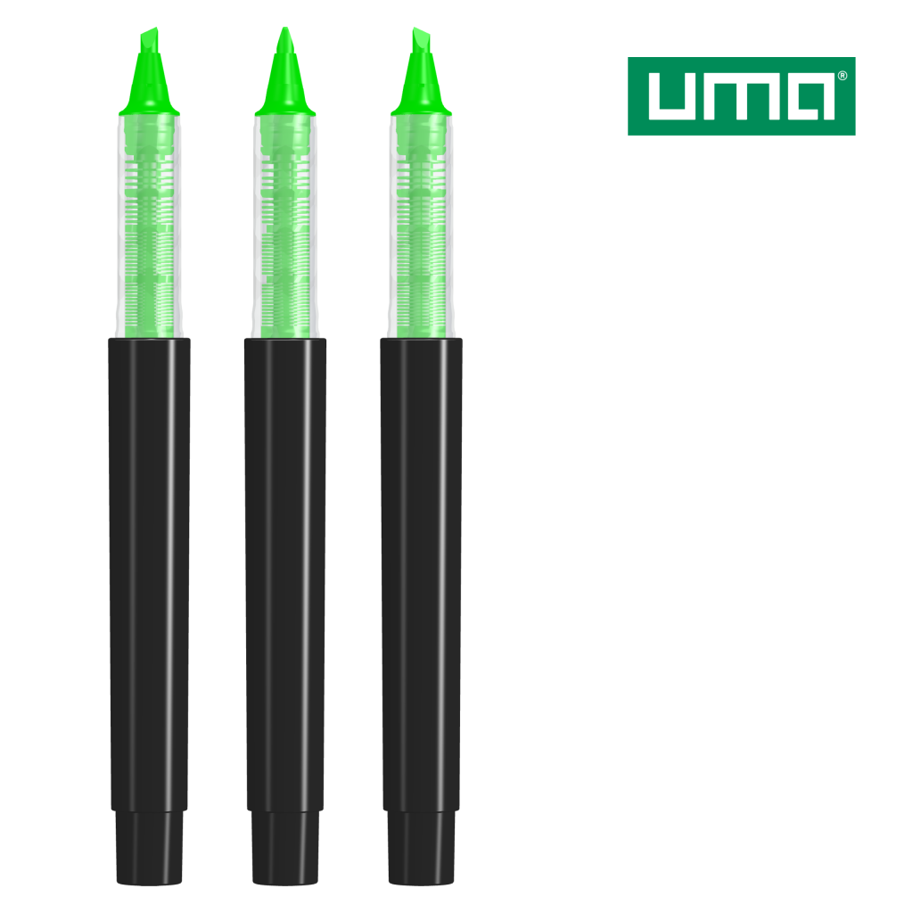 UMA RECYCLED PET PEN PRO LIQEO Textmarker – Neongrün